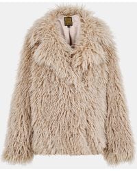 Biba - Doodle Fur Oversized Teddy Coat - Lyst
