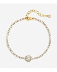 Jon Richard - Plated And Crystal Stone Bracelet - Lyst