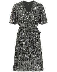 Mela London - Frill Wrap Dress - Lyst