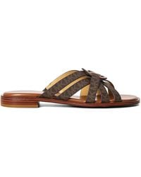 MICHAEL Michael Kors - Erika Flat Sandals - Lyst