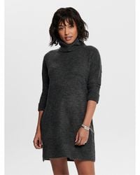 ONLY - Cowl Neck Jumper Dress - Lyst