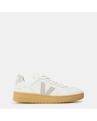 Veja - Bastle Leather Court Trainers - Lyst