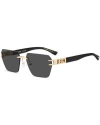 DSquared² - Rectangle Uv Protection Sunglasses - Lyst