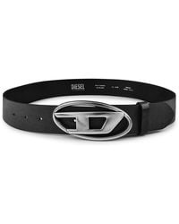 DIESEL - Oval Logo Belt - Lyst