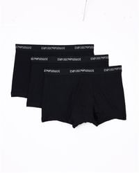 Emporio Armani - Core Logo Boxers 3-Pack - Lyst