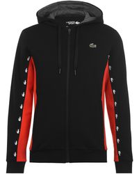 Nike Half Zip Hoodie With Taped Side Stripe In Black Aj2296-010 for Men -  Lyst