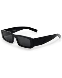 Prada - 0Pr D09Sd Rectangle Sunglasses - Lyst