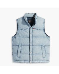 Levi's - Western Puff Gilet - Lyst