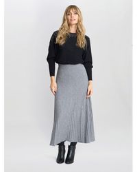 Gina Bacconi - Filomena Knitted A-Line Skirt - Lyst
