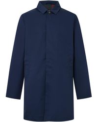 Barbour - Lorden Thigh Length Long Sleeve Button Mac - Lyst