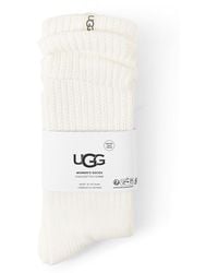 UGG - Tyla Crew Ii Cotton Crew Socks - Lyst