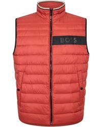 BOSS - Darolan Sleeveless Gilet - Lyst
