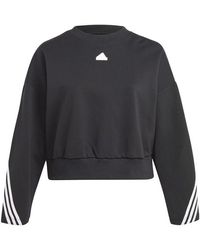 adidas - Future Icons 3-stripes Sweatshirt (plus Size) Wome - Lyst