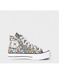 Converse - All Star Platform High Top Trainers - Lyst