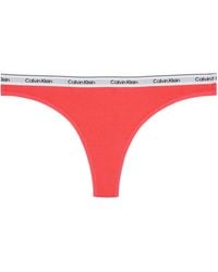 Calvin Klein - Logo Thong - Lyst