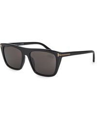 Tom Ford - Metal Accent Wayfarer Sunglasses - Lyst