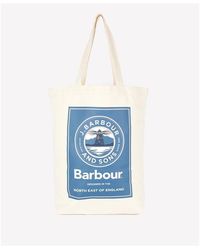 Barbour - Cobham Canvas Tote Bag - Lyst