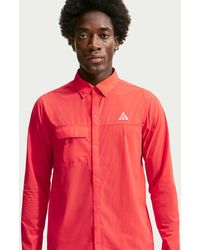 Nike - Half Zip Long Sleeve Running T-Shirt - Lyst