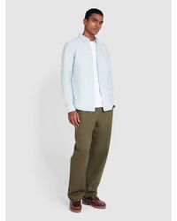 Farah - Long Sleeve Patterned Shirt - Lyst
