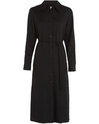 Calvin Klein - Recycled Cdc Belted Shirt Dress - Lyst