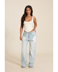 Mars the Label - Sandra Scoop Vest Corset Top - Lyst