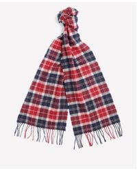 Barbour - Tartan Lambswool Scarf - Lyst