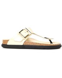Birkenstock - Gizeh High Shine Flat Sandals - Lyst