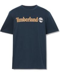 Timberland - Kennebec River Linear Logo Short Sl - Lyst