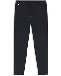 BOSS - Straight Leg Trousers - Lyst