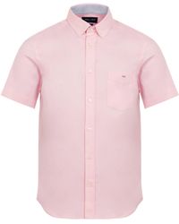 Eden Park - Short Sleeved Cotton Shirt - Lyst