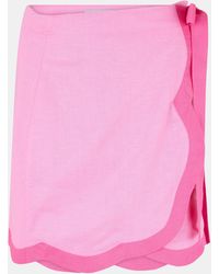 Never Fully Dressed - Scallop Mini Jaspre Skirt - Lyst