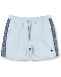 Pretty Green - Eclipse Paisley Swim Shorts - Lyst
