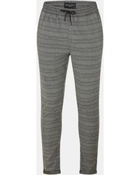 Brave Soul - Checked Trouser With Drawstring Waist - Lyst