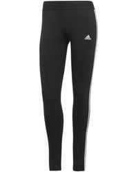 adidas - Essentials 3 Stripe Leggings - Lyst