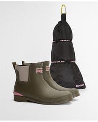 Barbour - Abbeyfield Packable Ankle Wellingtons - Lyst