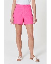 Be You - Linen Blend Shorts - Lyst