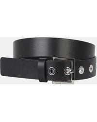 HUGO - Amelia Faux Leather Belt - Lyst