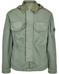 C.P. Company - Goggle Hood Overshirt - Lyst