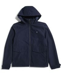 Farah - Surrey Hooded Weather-Resistant Trench Coat - Lyst
