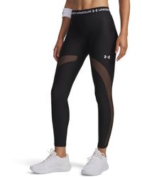 Under Armour - Heatgear Mesh Performance Gym Legging - Lyst