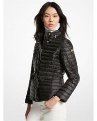 MICHAEL Michael Kors - Belted Padded Jacket - Lyst