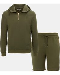 Firetrap - Hood Shirt And Short Set - Lyst