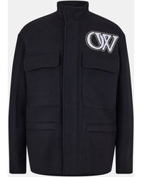 Off-White c/o Virgil Abloh - Insulated Short Puffer Jacket - Lyst