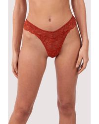 Wolf & Whistle - Ariana Lace Thong - Lyst