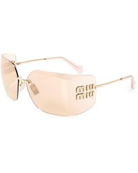 Miu Miu - Shield Sunglasses - Lyst