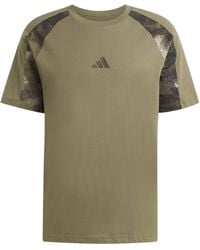 adidas - Camo Print T-Shirt - Lyst