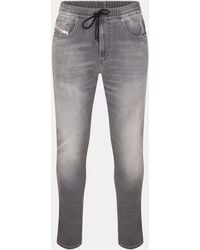 DIESEL - Wide Leg Relaxed Fit Jeans - Lyst