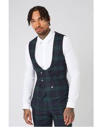 Twisted Tailor - Ginger Skinny Fit Waistcoat - Lyst