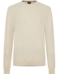 BOSS - Knitted Top - Lyst