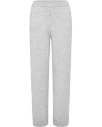The Couture Club - Emblem Knit Trousers - Lyst